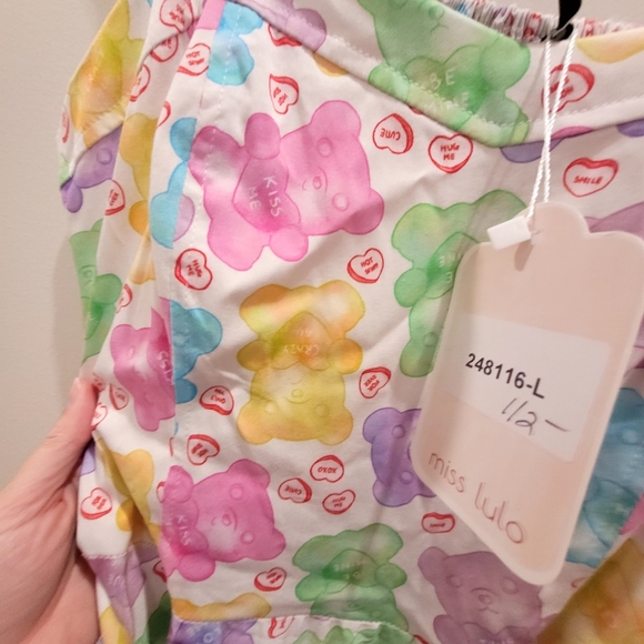 MISS LULO Gummy Bear Multicolor Dress, Large - Picture 7 of 12